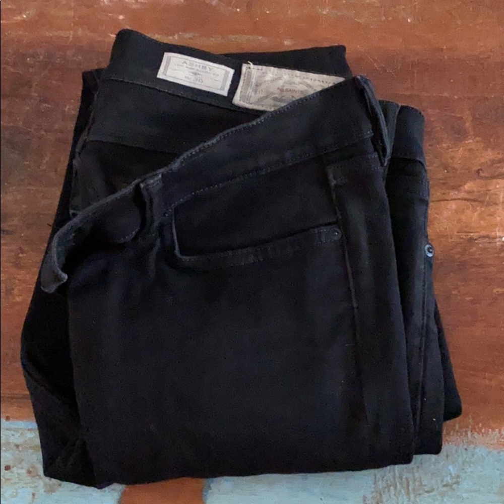 All Saints Womens Ashby Black Jeans Size 30